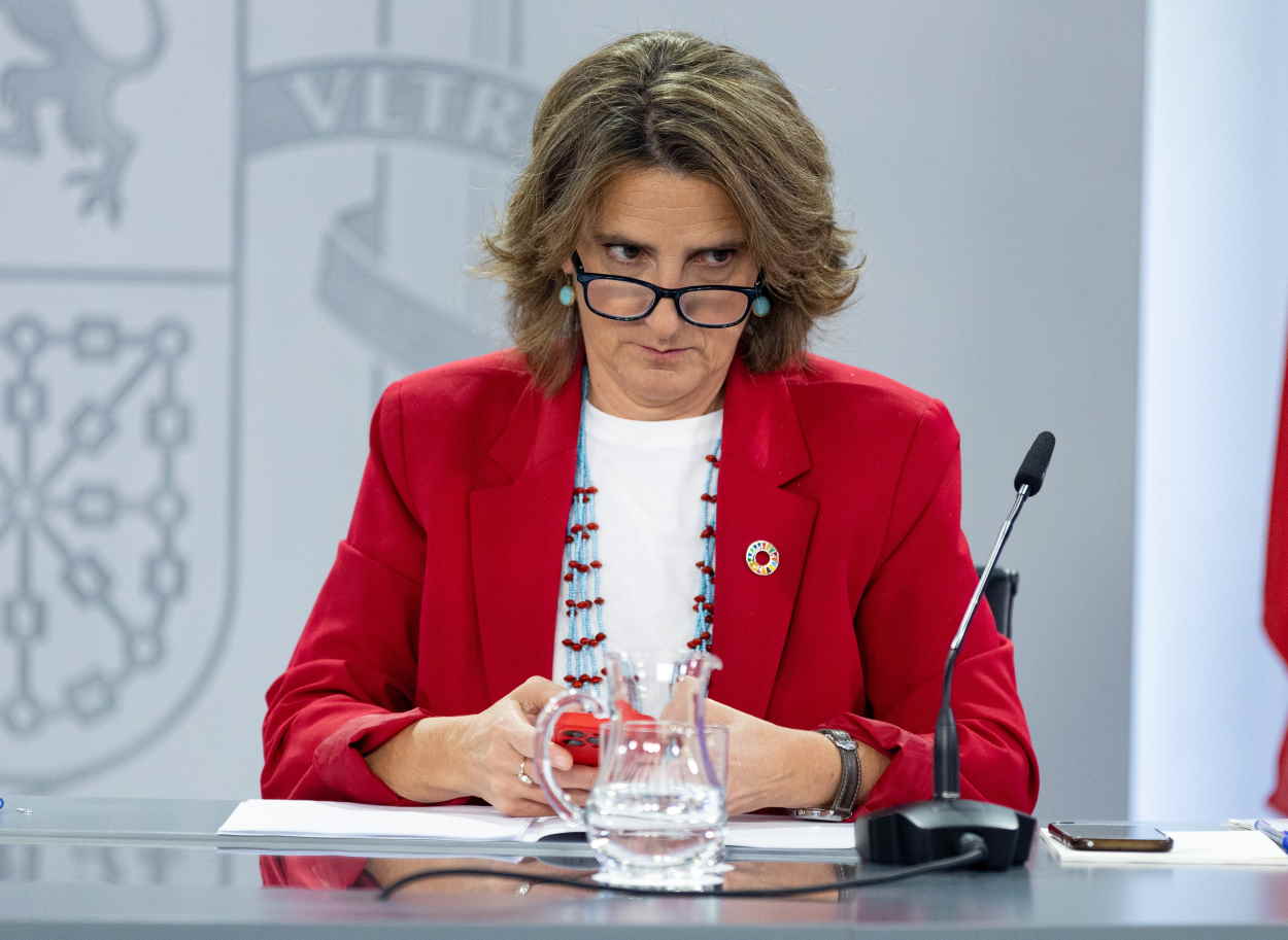 La vicepresidenta tercera y ministra para la Transición Ecológica y el Reto Demográfico, Teresa Ribera. EP