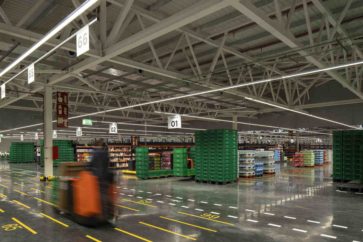 Interior de la Colmena de Mercadona de Sevilla