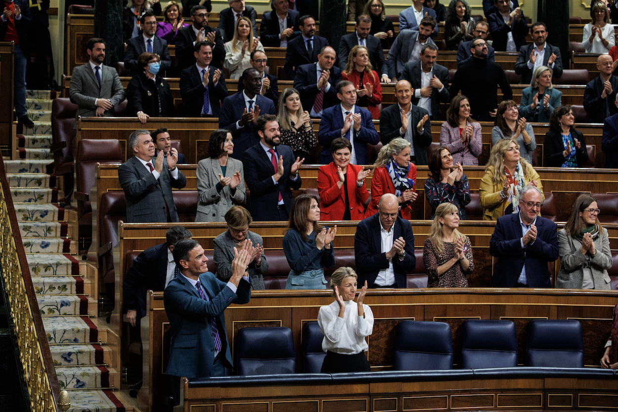 Imagen de una sesión plenaria en el Congreso de los Diputados