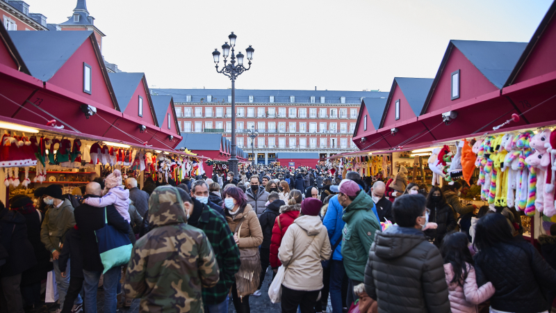 Mercadito navideño plaza mayor