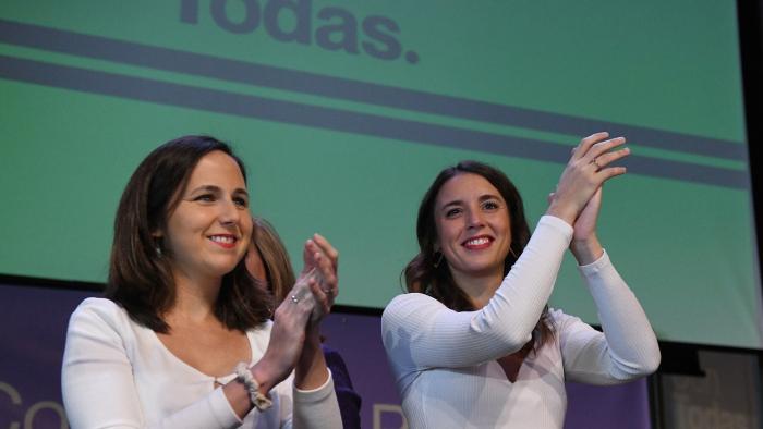 En directo: Ione Belarra e Irene Montero intervienen en el mítin central de la Fiesta de Primavera