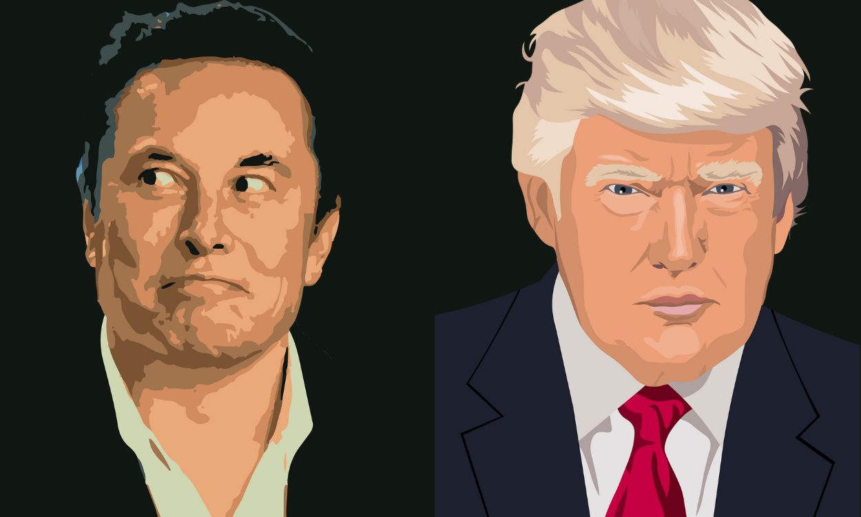 Elon Musk y Donald Trump.