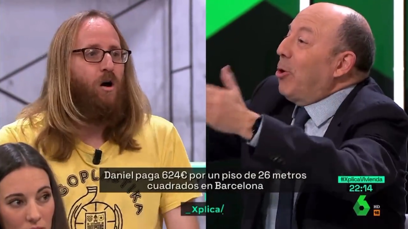 Gonzalo Bernardos (derecha) en 'laSexta Xplica'. 