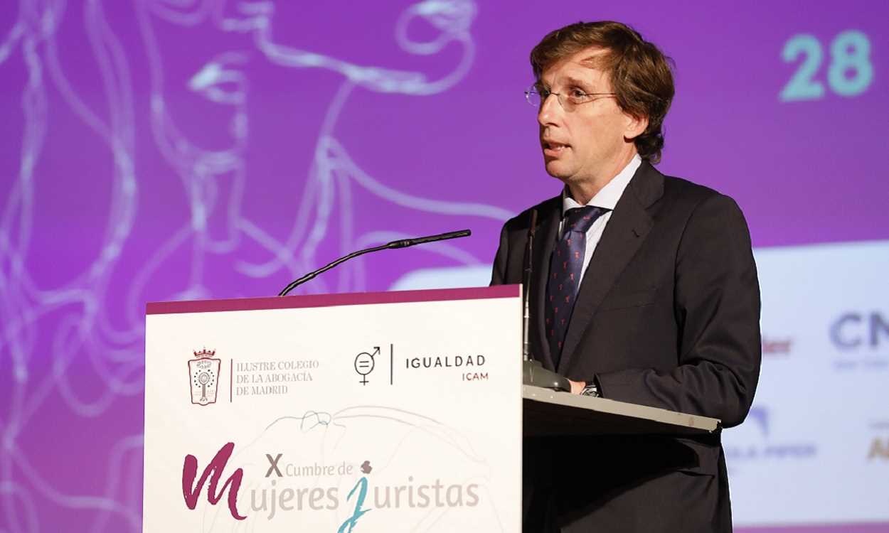 José Luis Martínez Almeida, alcalde de Madrid, en la Cumbre de Mujeres Juristas. PP