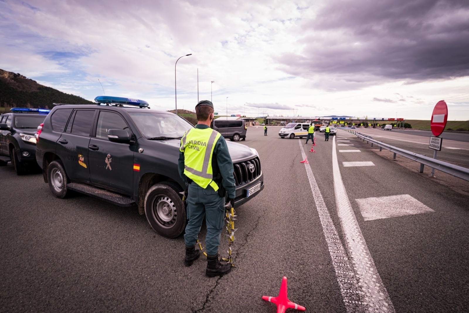 Control de la Guardia Civil. EP.