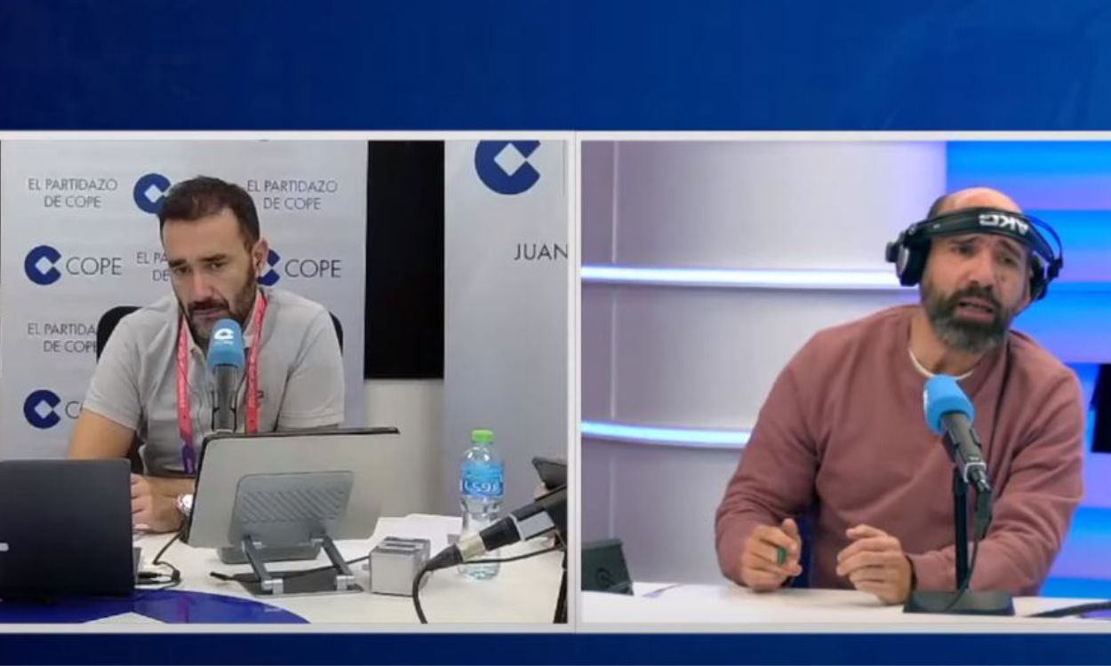 Juanma Castaño y Juan Antonio Alcalá en El Partidazo de COPE