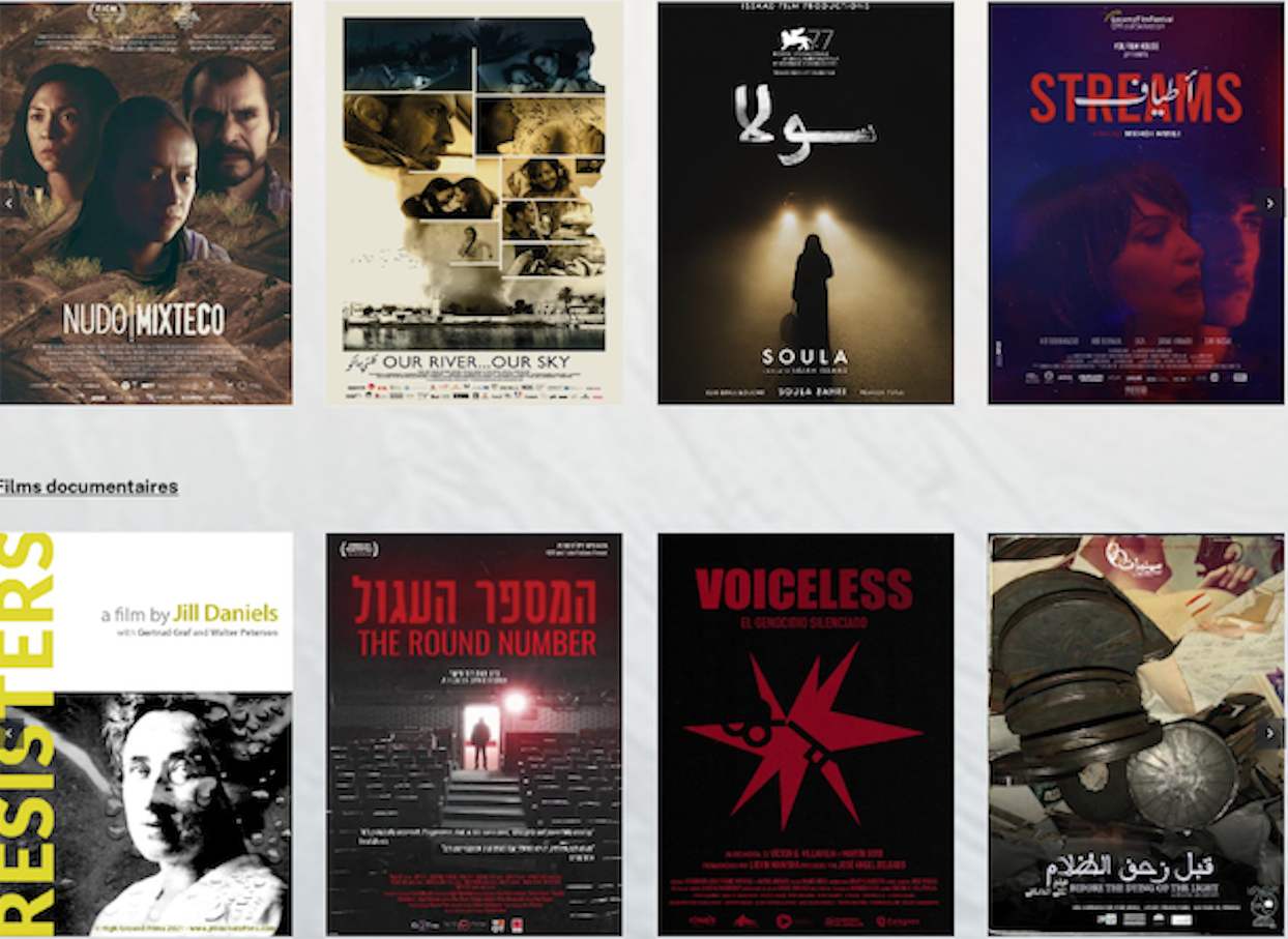 Algunas de las películas que compiten en la sección oficial de este año del Festival de Nador.