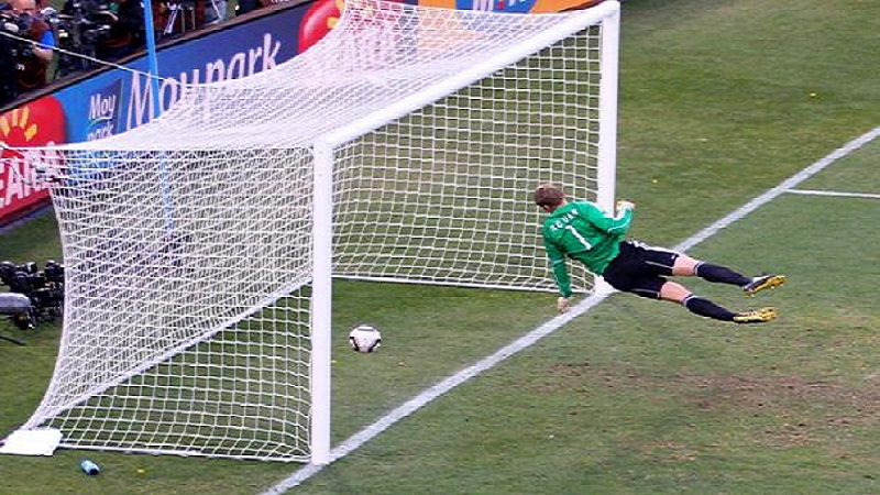 Gol fantasma de Frank Lampard a Alemania Gol fantasma de Frank Lampard a Alemania