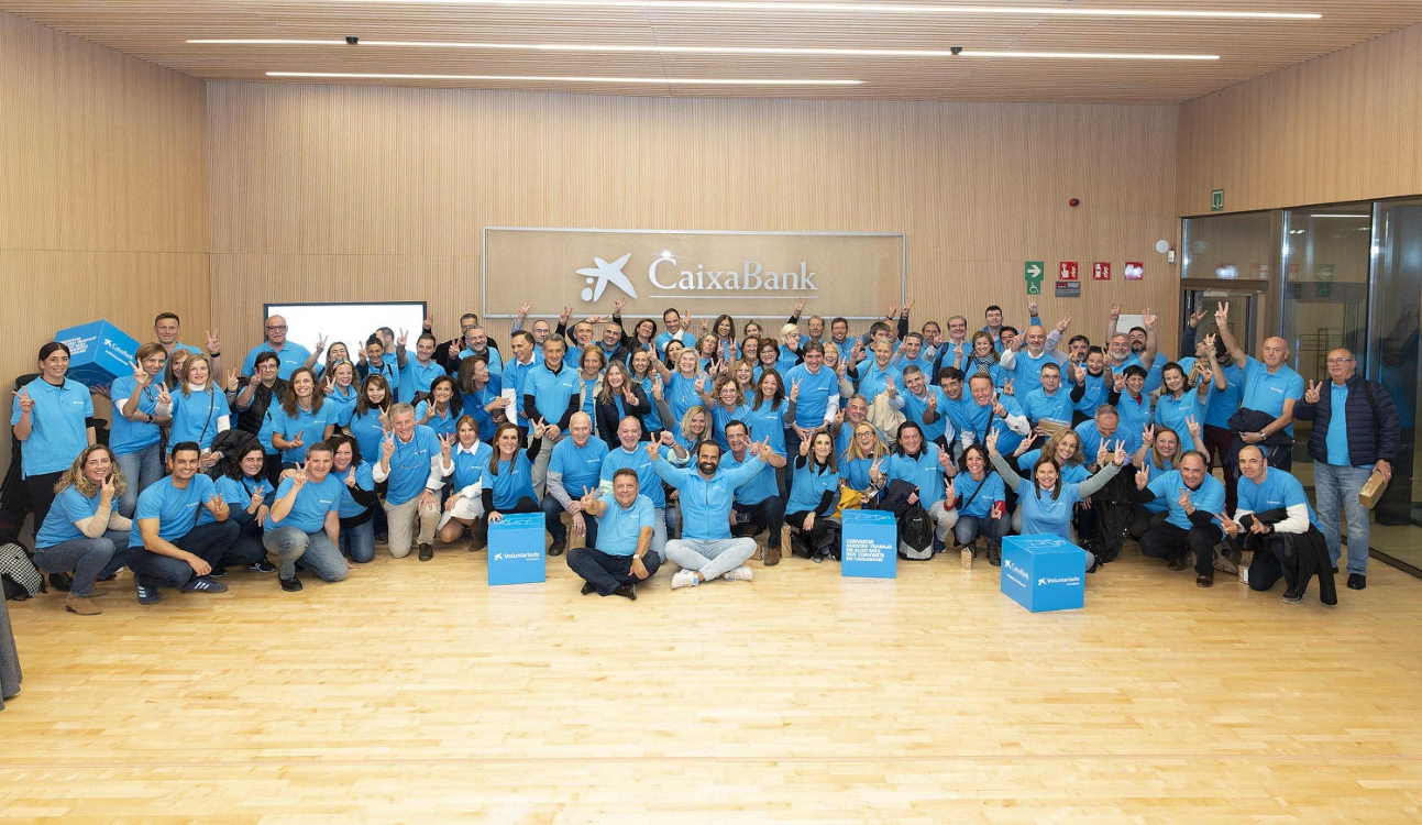 Voluntarios de CaixaBank en Valencia