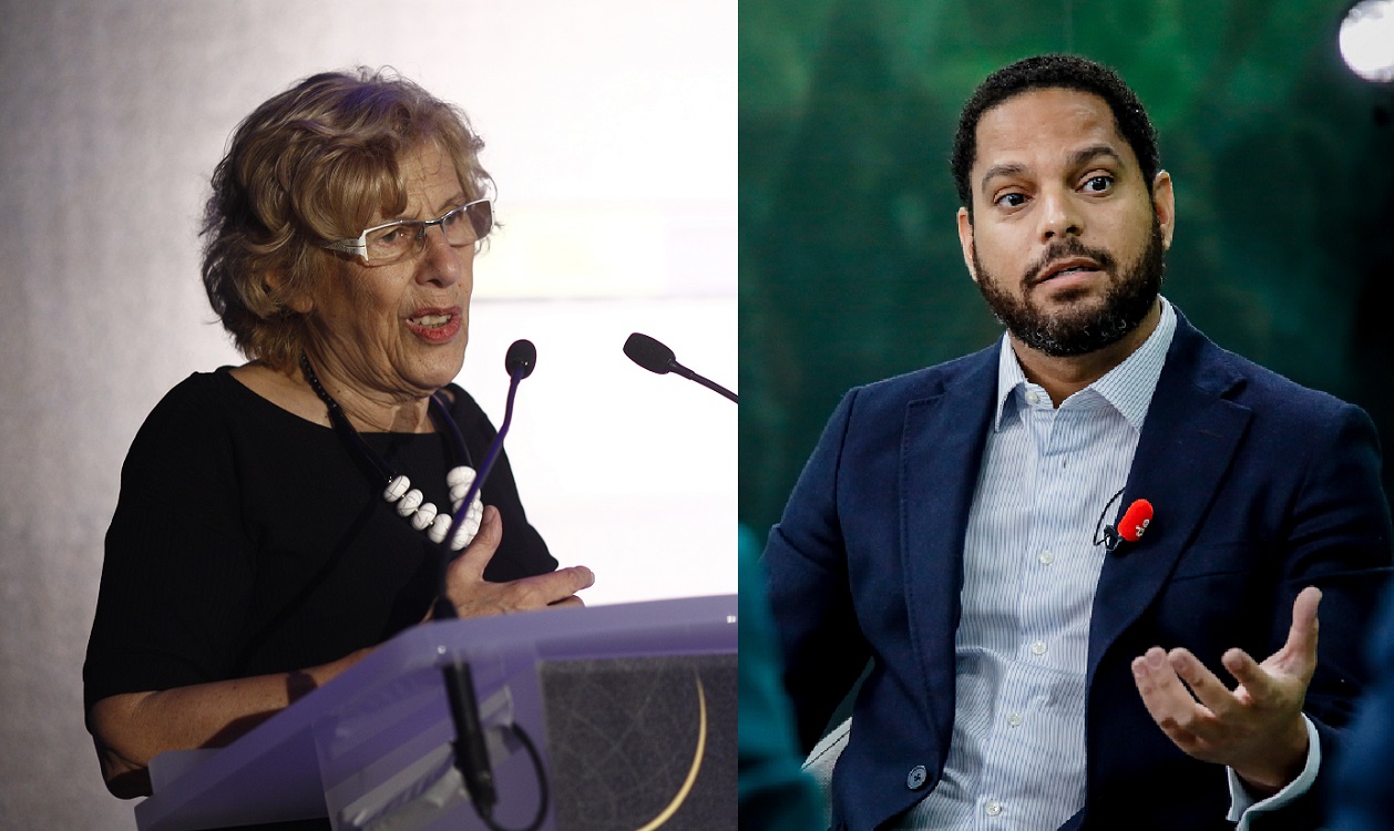 Manuela Carmena e Ignacio Garriga, en imágenes de archivo. EP