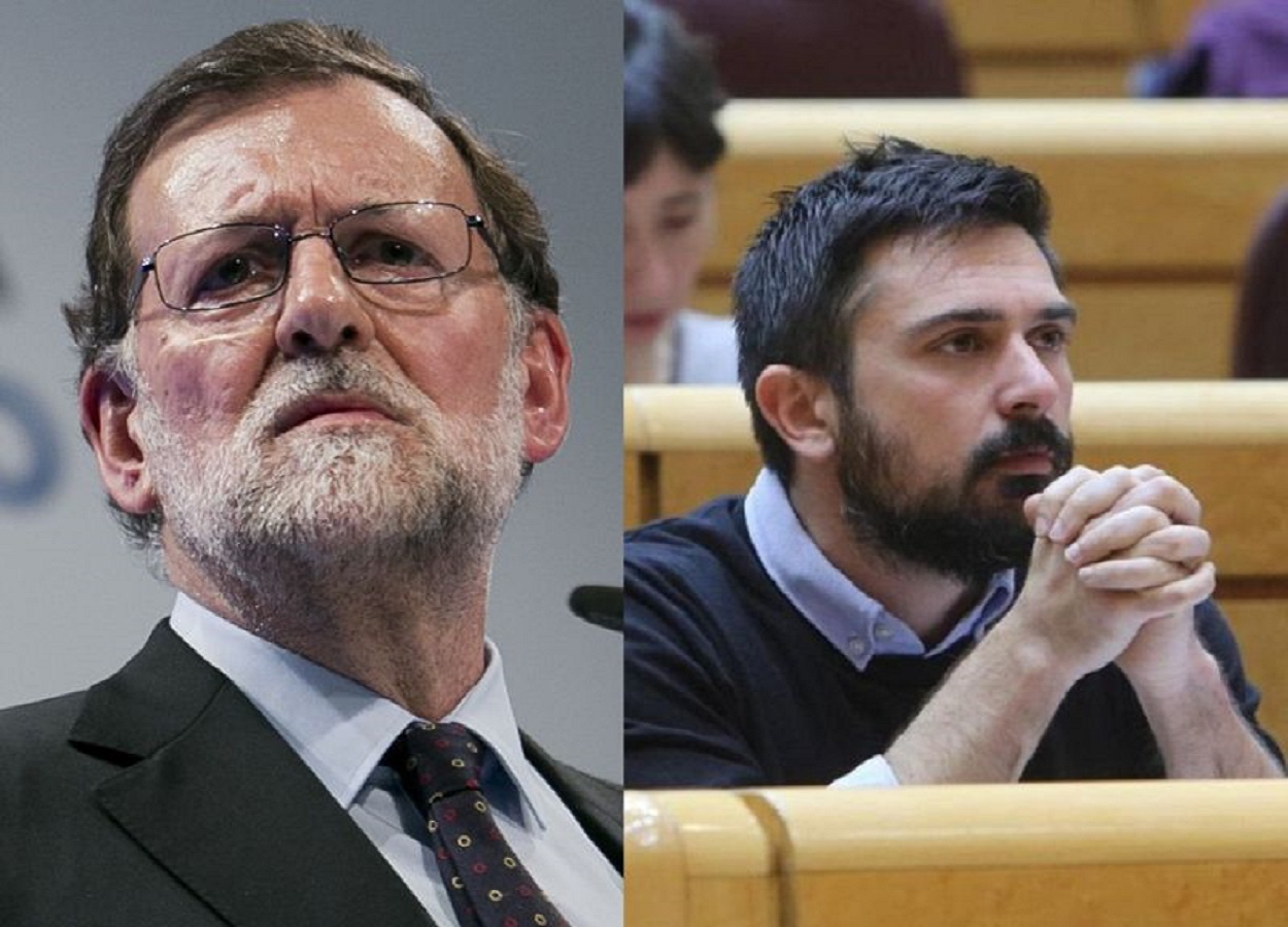 Mariano Rajoy y Ramón Espinar. Canva