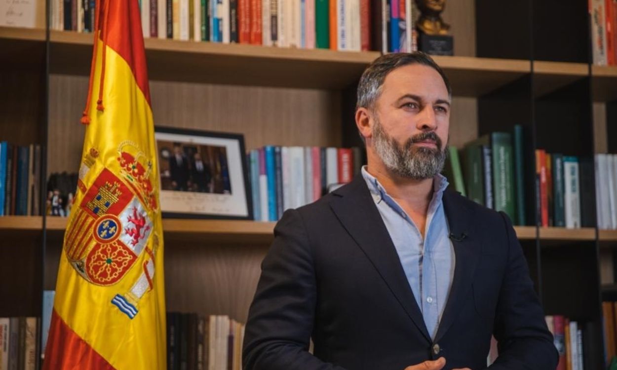 El presidente de Vox, Santiago Abascal. EP.