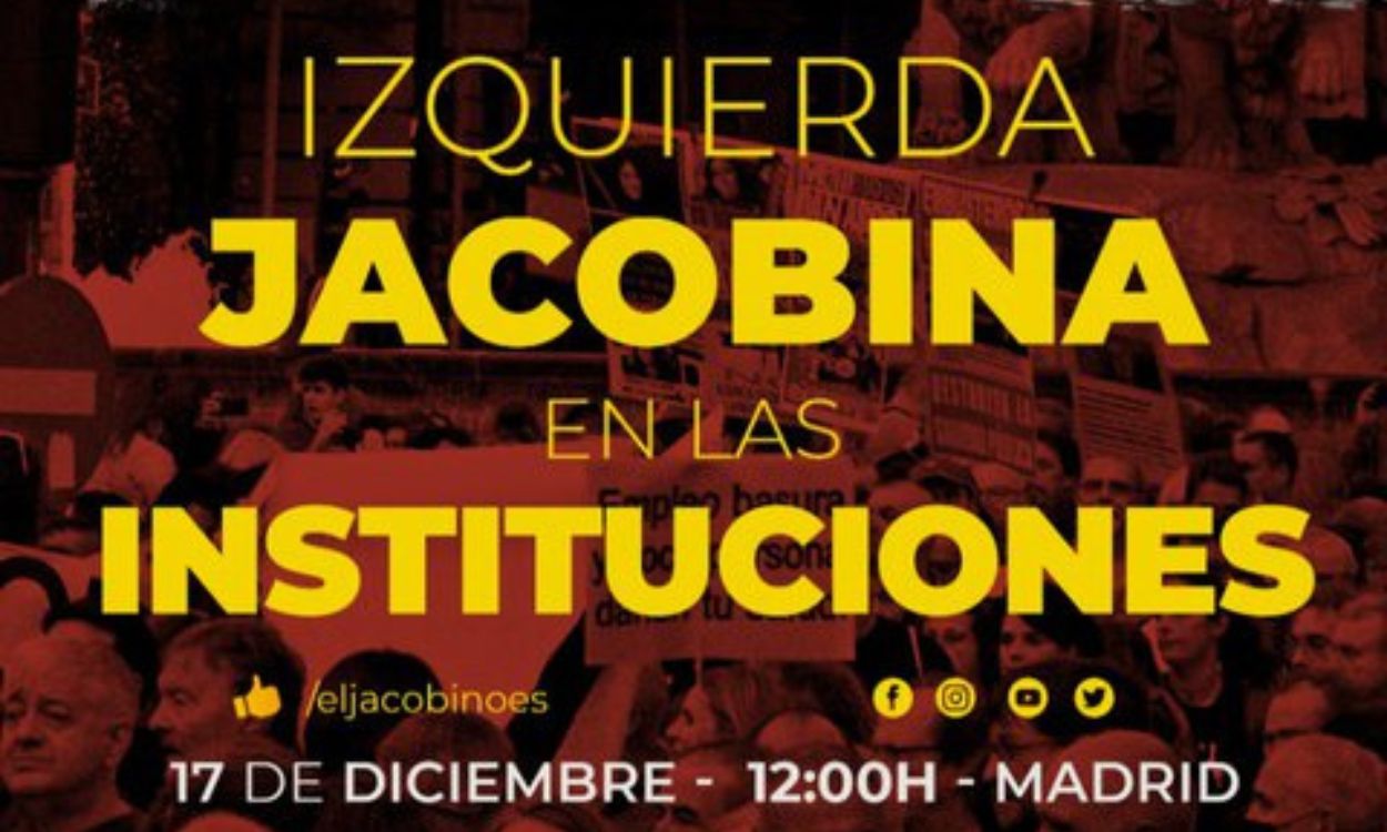 Cartel del acto que celebrará El Jacobino el próximo 17 de diciembre