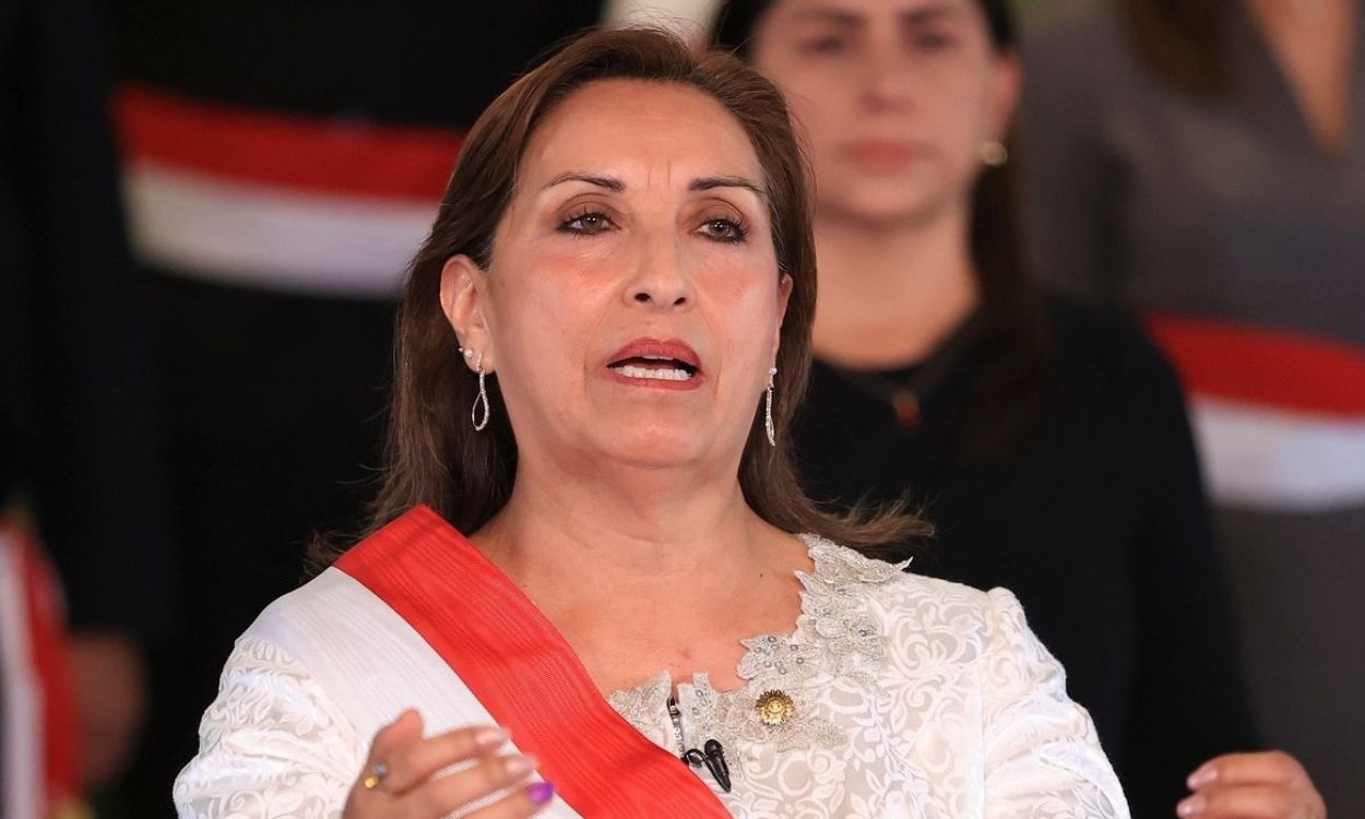 Dina Boluarte, presidenta de Perú