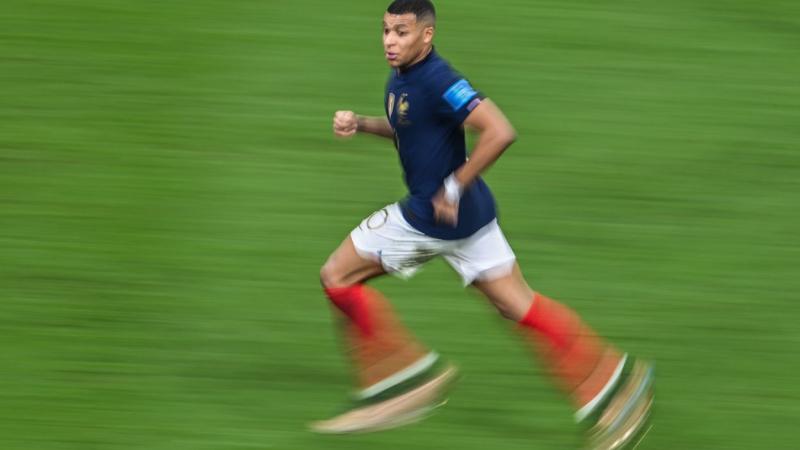 El futbolista de la selección francesa Kyliann Mbappé