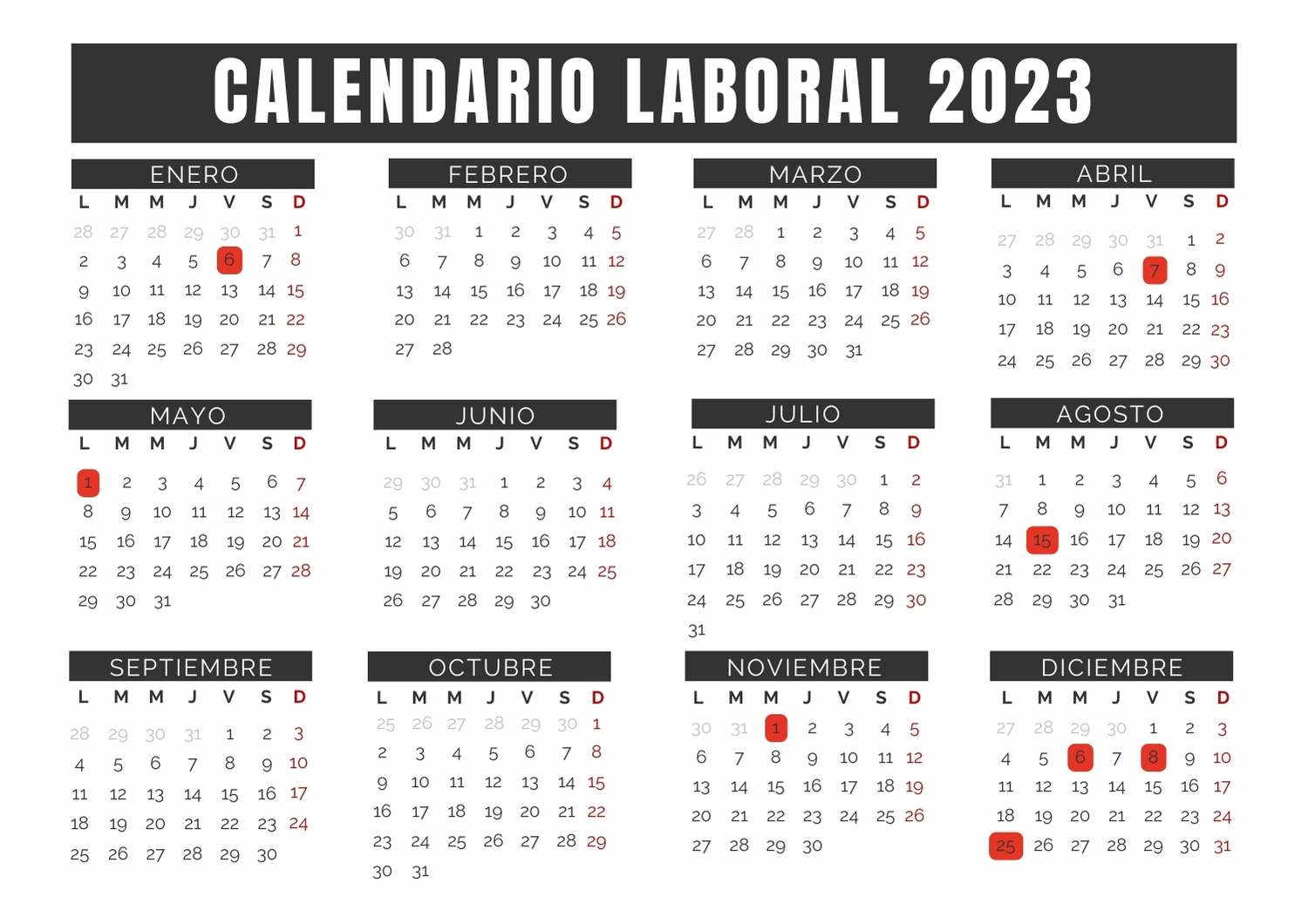 Fiestas Locales Leon 2023 Calendario laboral 2023: festivos de España y puentes en cada comunidad