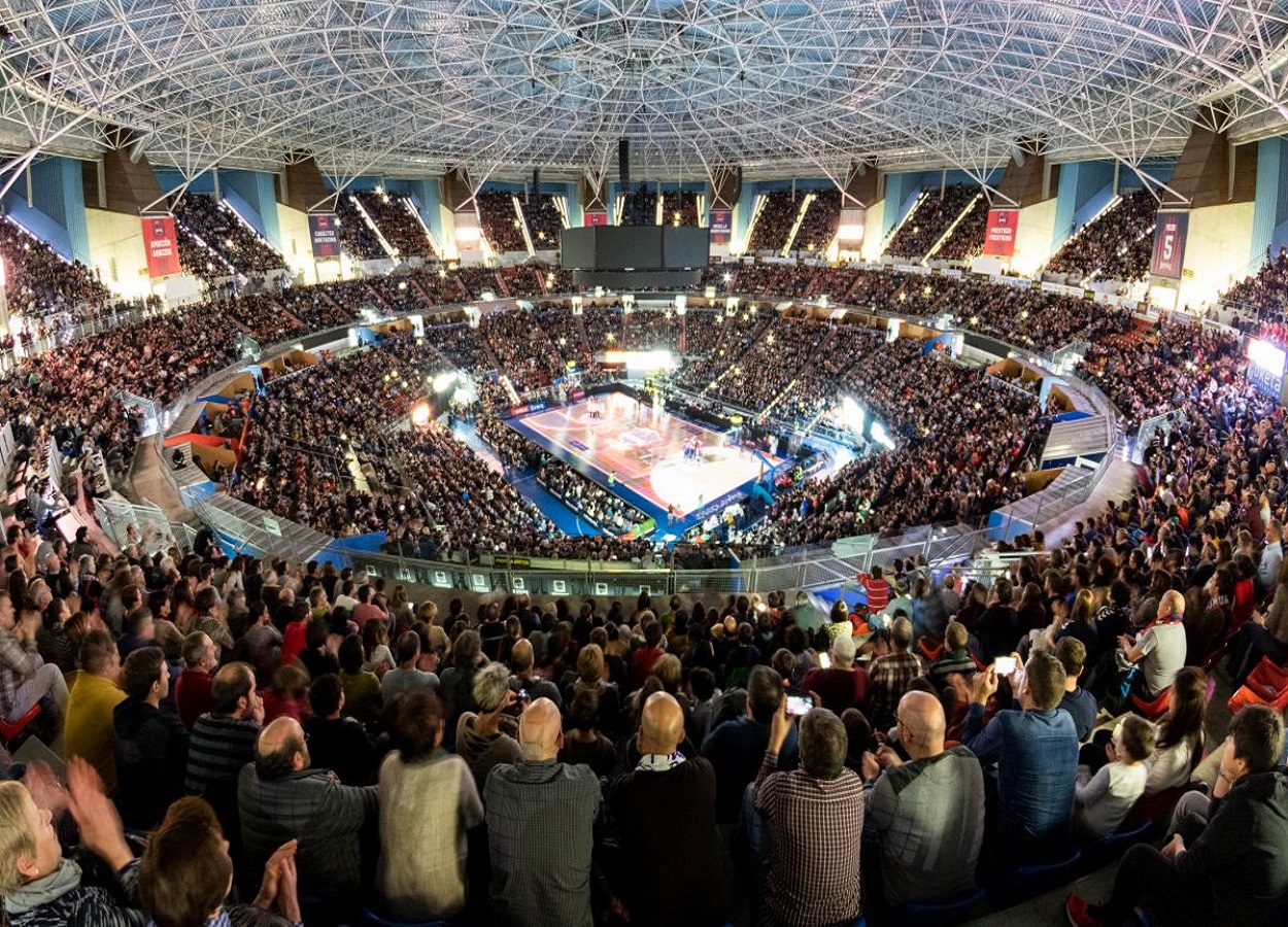 Pabellón de baloncesto del Baskonia. Servimedia