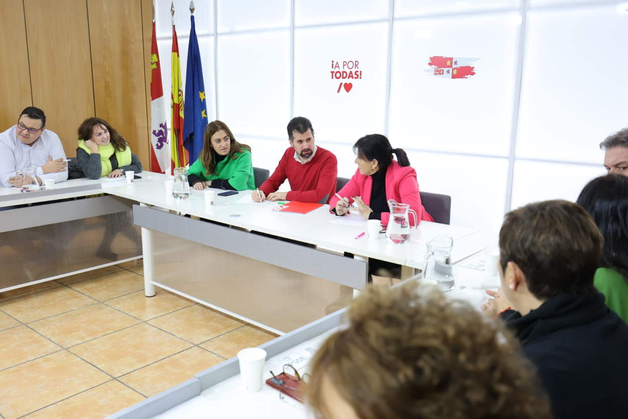 Luis Tudanca preside la reunión del Comité Ejecutivo Autonómico del PSOE de Castilla y León. PSOE.