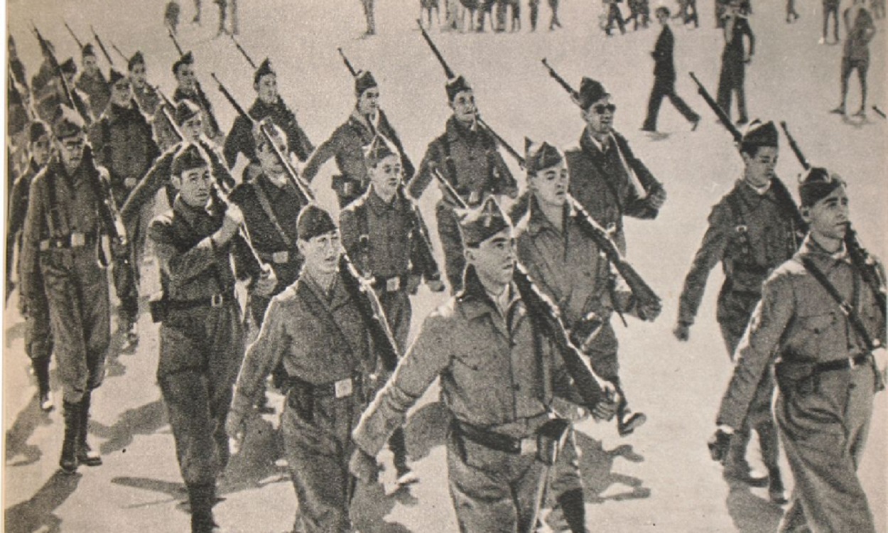 Milicianos en Guerra Civil.