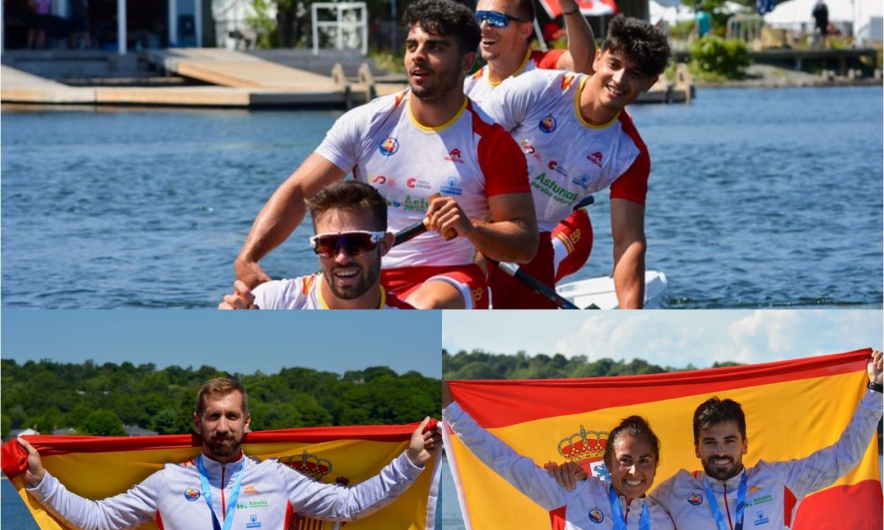 Los oros de Carlos Arévalo y el C4 500, plata y bronce para María Corbera y otro bronce de Cubelos cierran los Mundiales