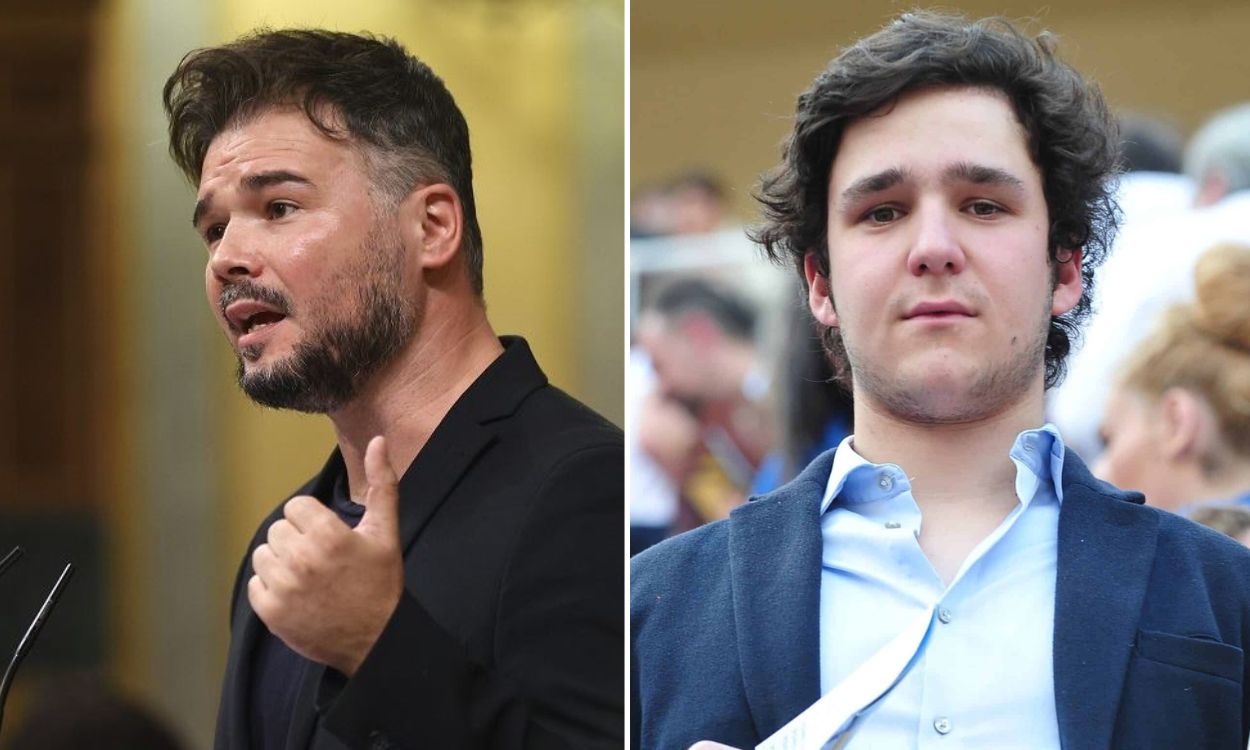 Gabriel Rufián y Froilán de Borbón.