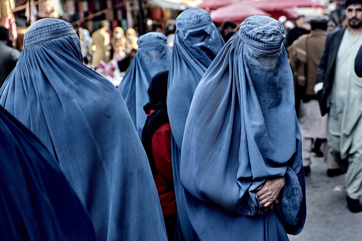 Mujeres afganas en una imagen de archivo. EP.
