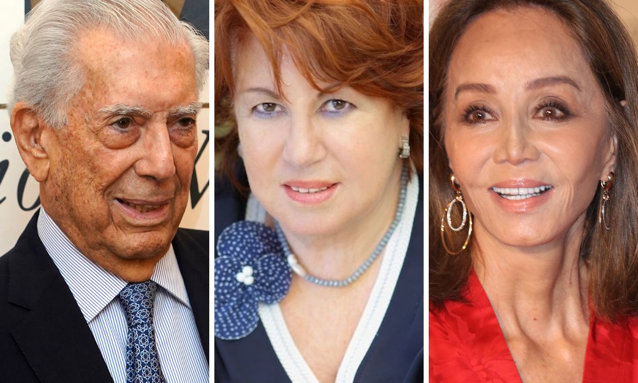 Mario Vargas Llosa, Rosa Villacastín e Isabel Preysler