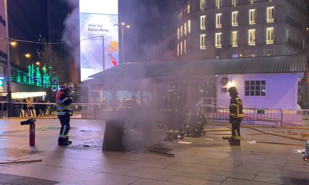 Gran Vía sigue sin internet por un incendio en una galería subterránea en Navidad. Emergencias de Madrid