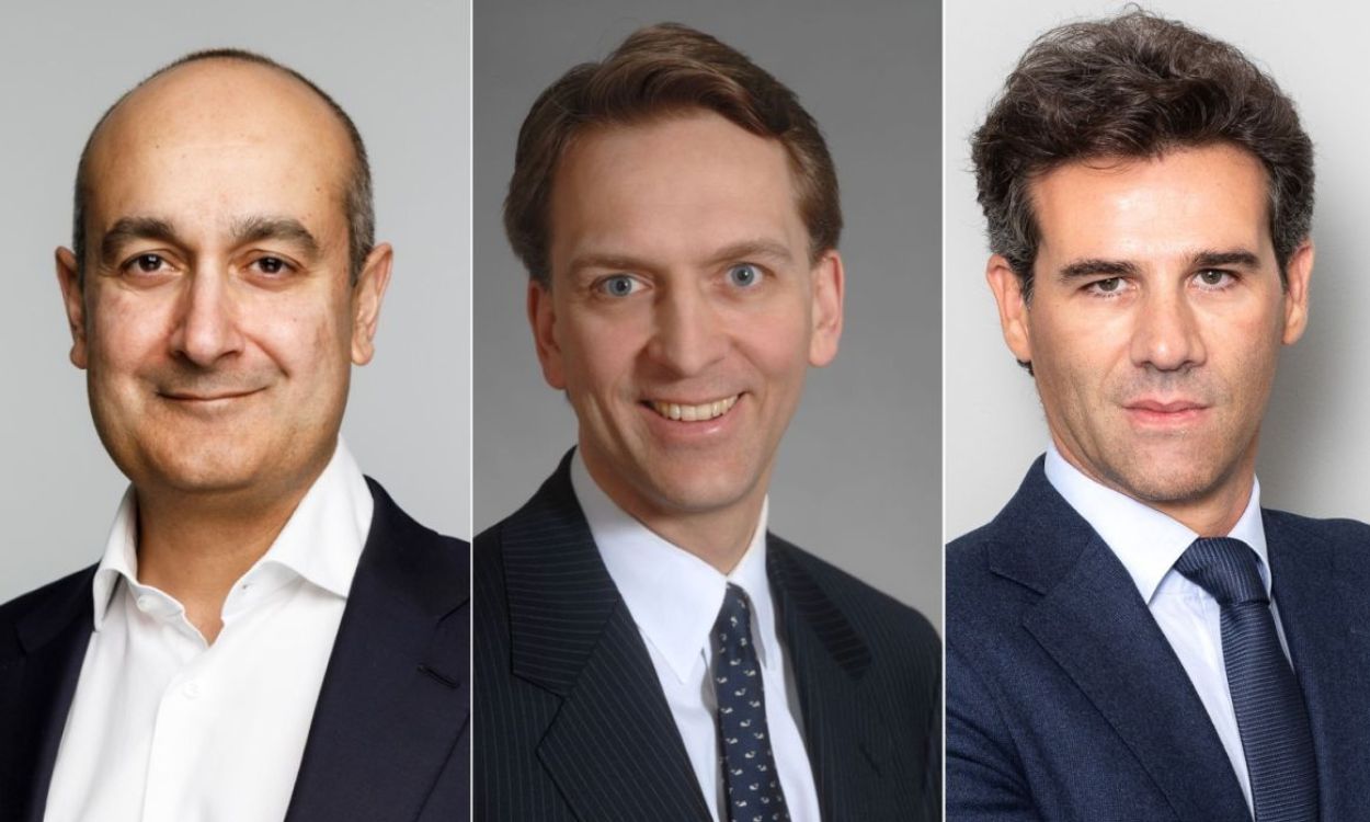 Ahmed Hamdani (Zetland Capital), Bruce Flatt (Brookfield) y Javier Ilán (Millenium)