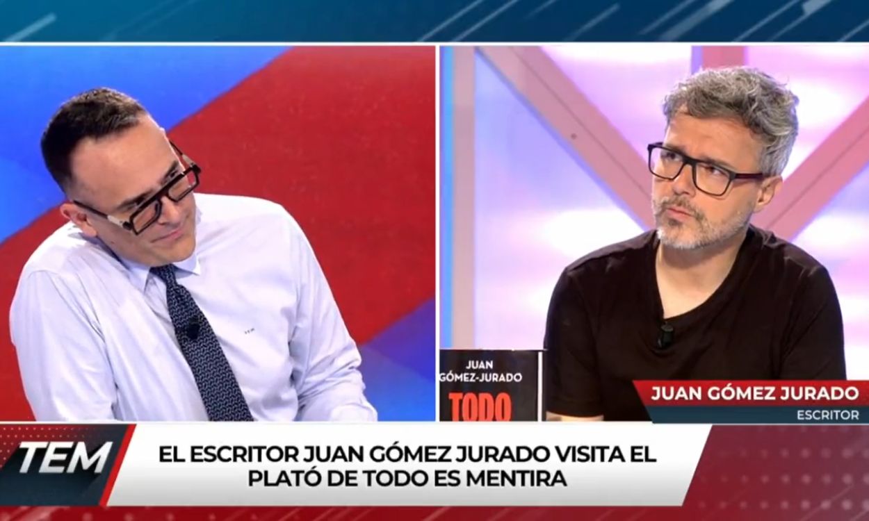 El escritor Juan Gómez Jurado en 'Todo es mentira'. Cuatro.