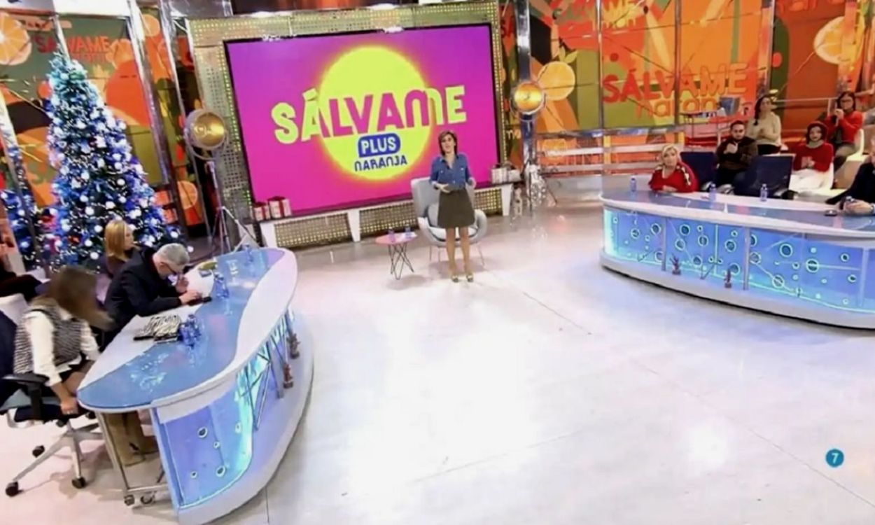 Plató de 'Sálvame'. Telecinco.