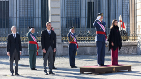 El rey Felipe VI preside la Pascua Real en presencia de Pedro Sánchez y Fernando Grande Marlaska. EP