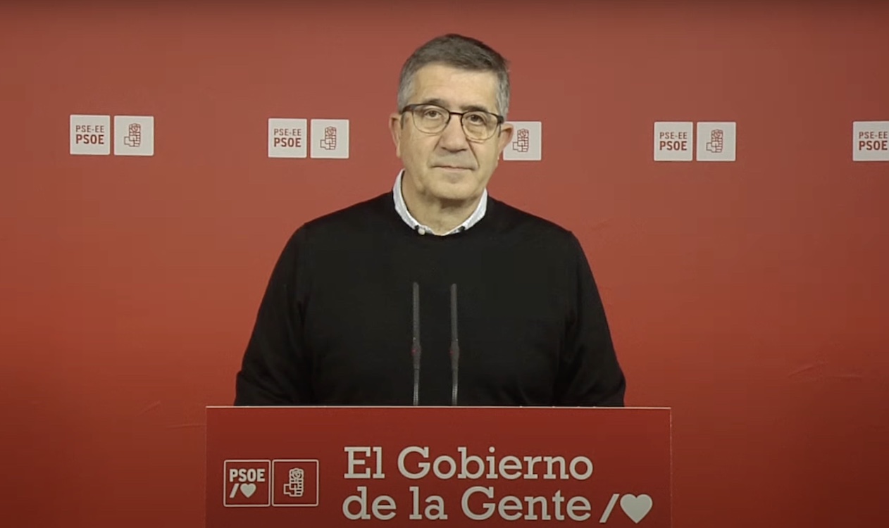 Patxi López hace balance de los tres años de Gobierno. PSOE
