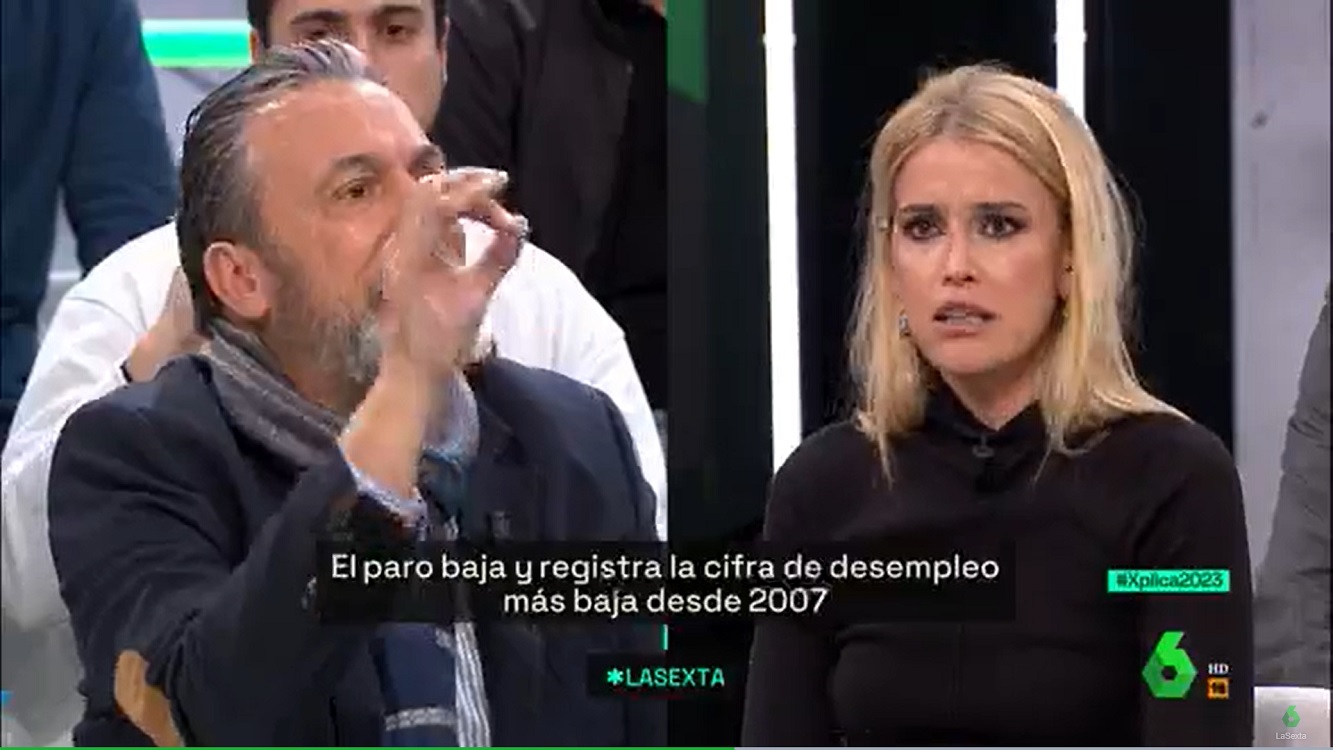 Fernando Cifuentes y Afra Blanco, en el debate de La Sexta Xplica. laSexta