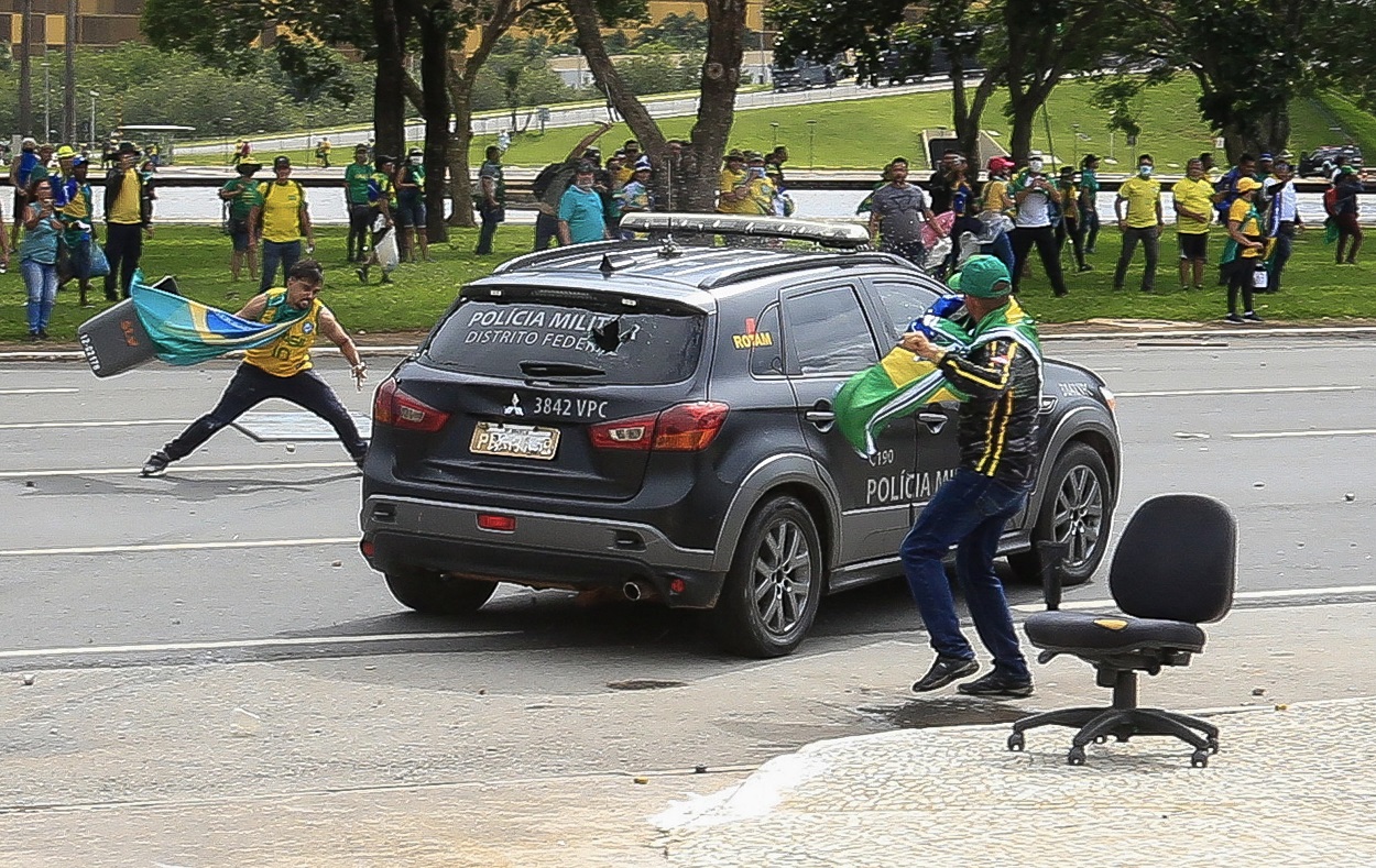 Imágenes de los disturbios en Brasil. EP