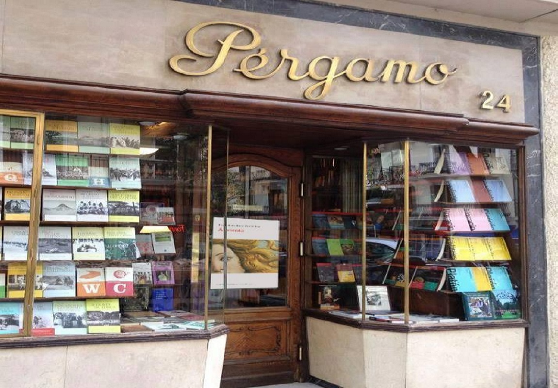 Imagen de la librería Pérgamo. Redes sociales