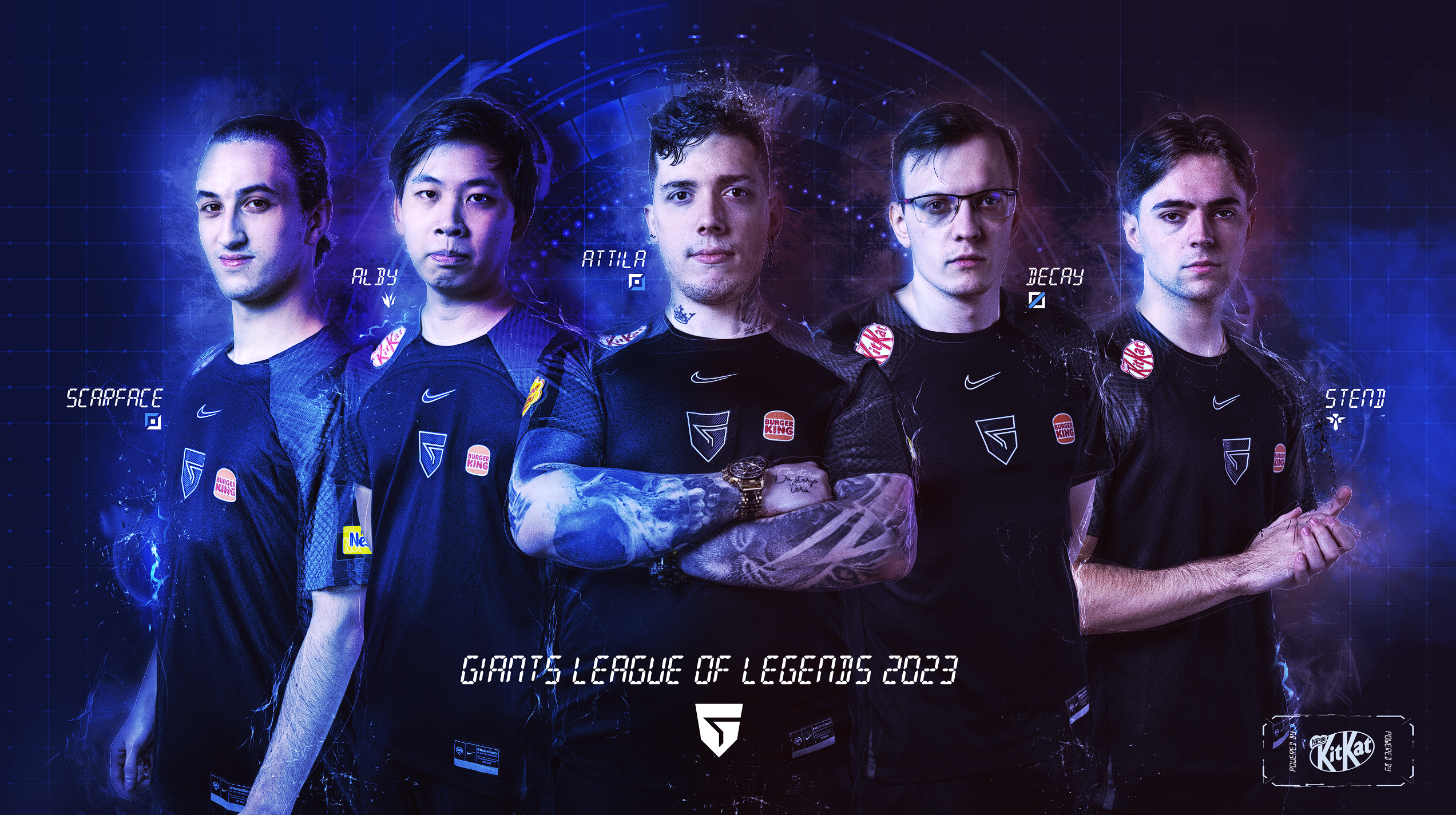 Giants Gaming presenta su roster para la Superliga de primavera