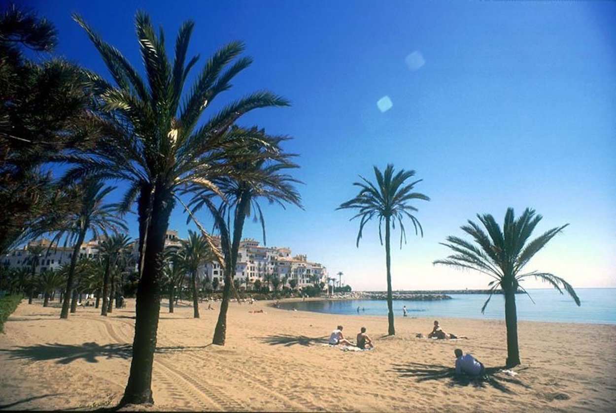 Una playa de Marbella. ANDALUCIA.ORG