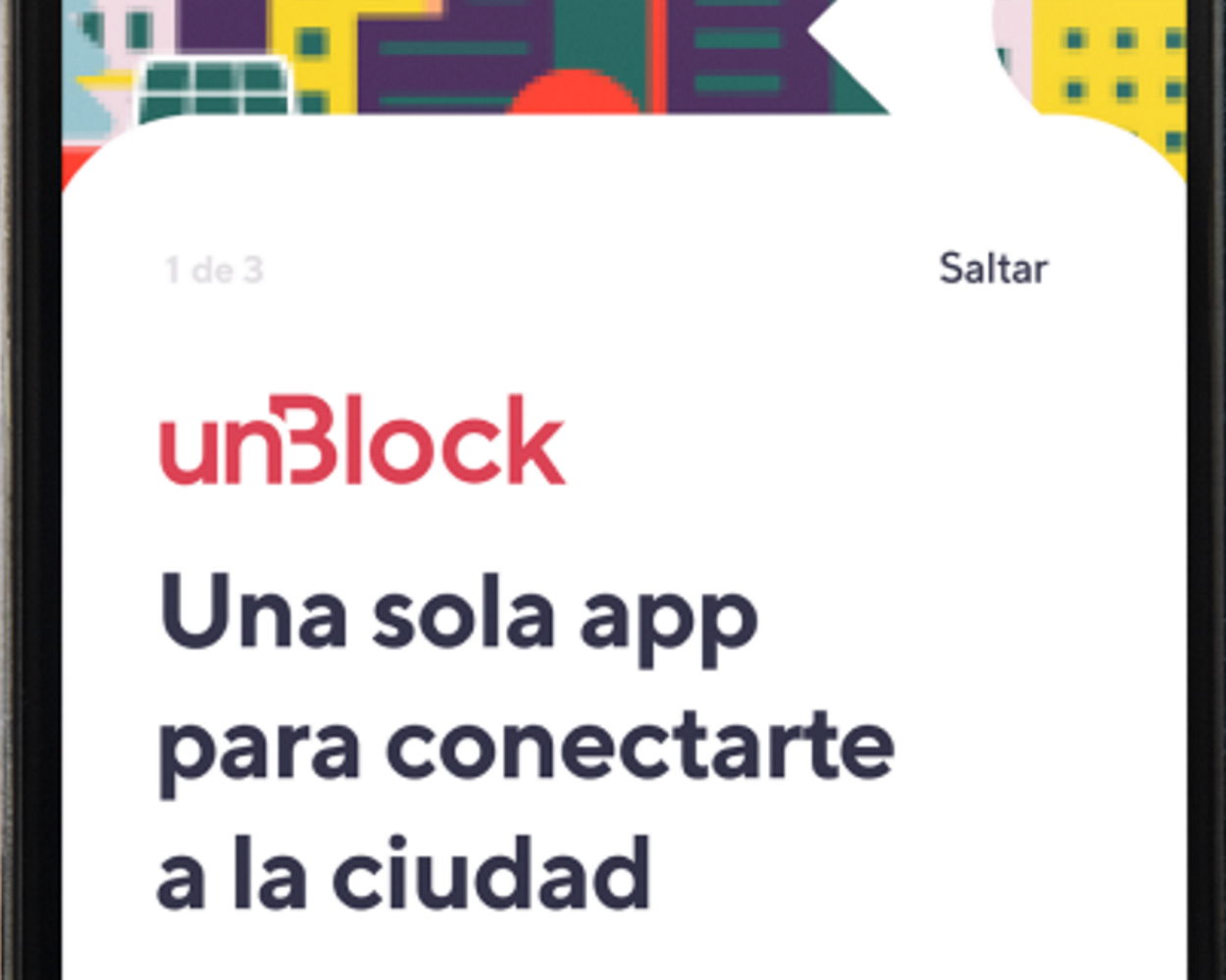 Captura de la app de unBlock. Telefónica