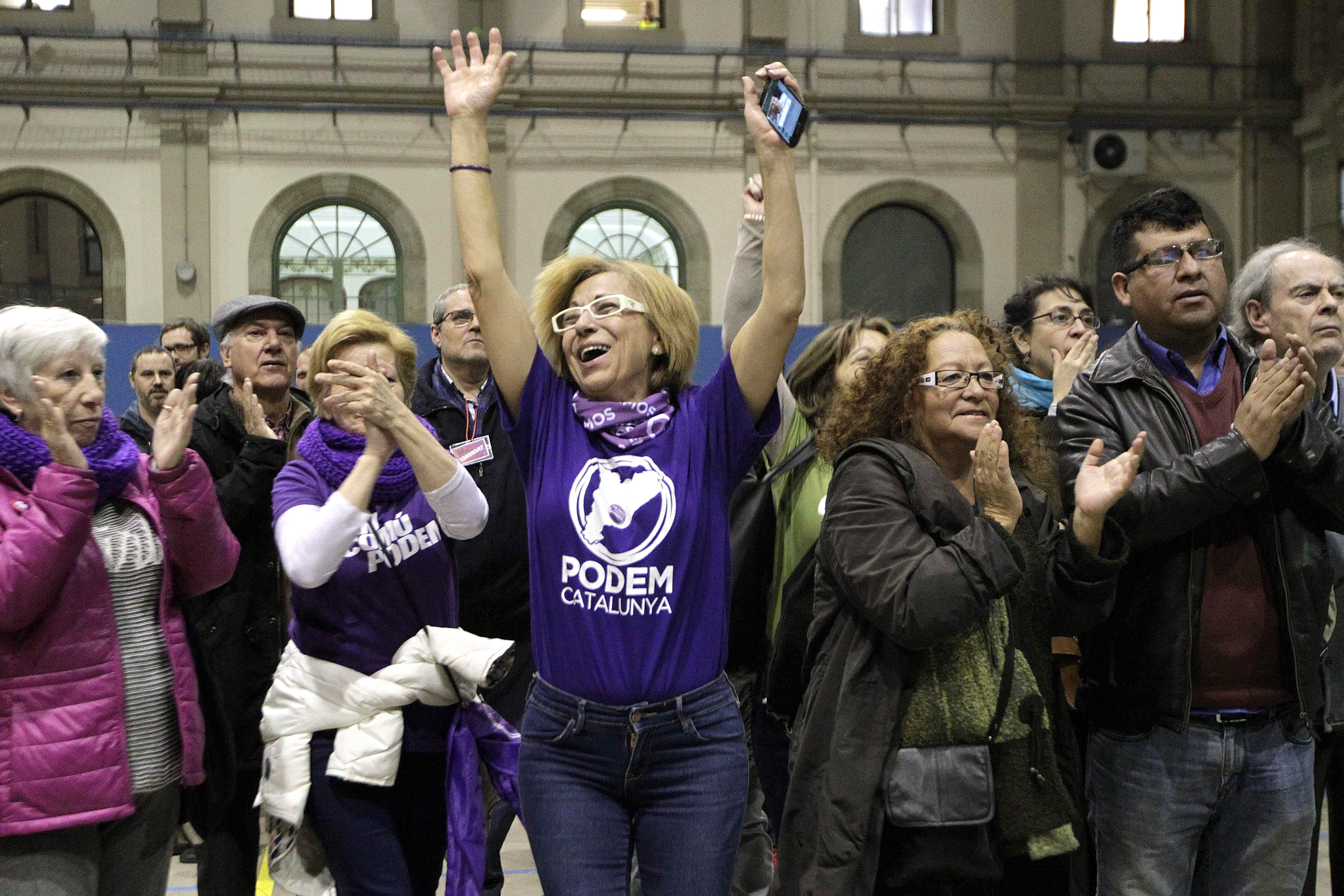 Podemos triunfa en Cataluña, donde es el más votado con 12 diputados