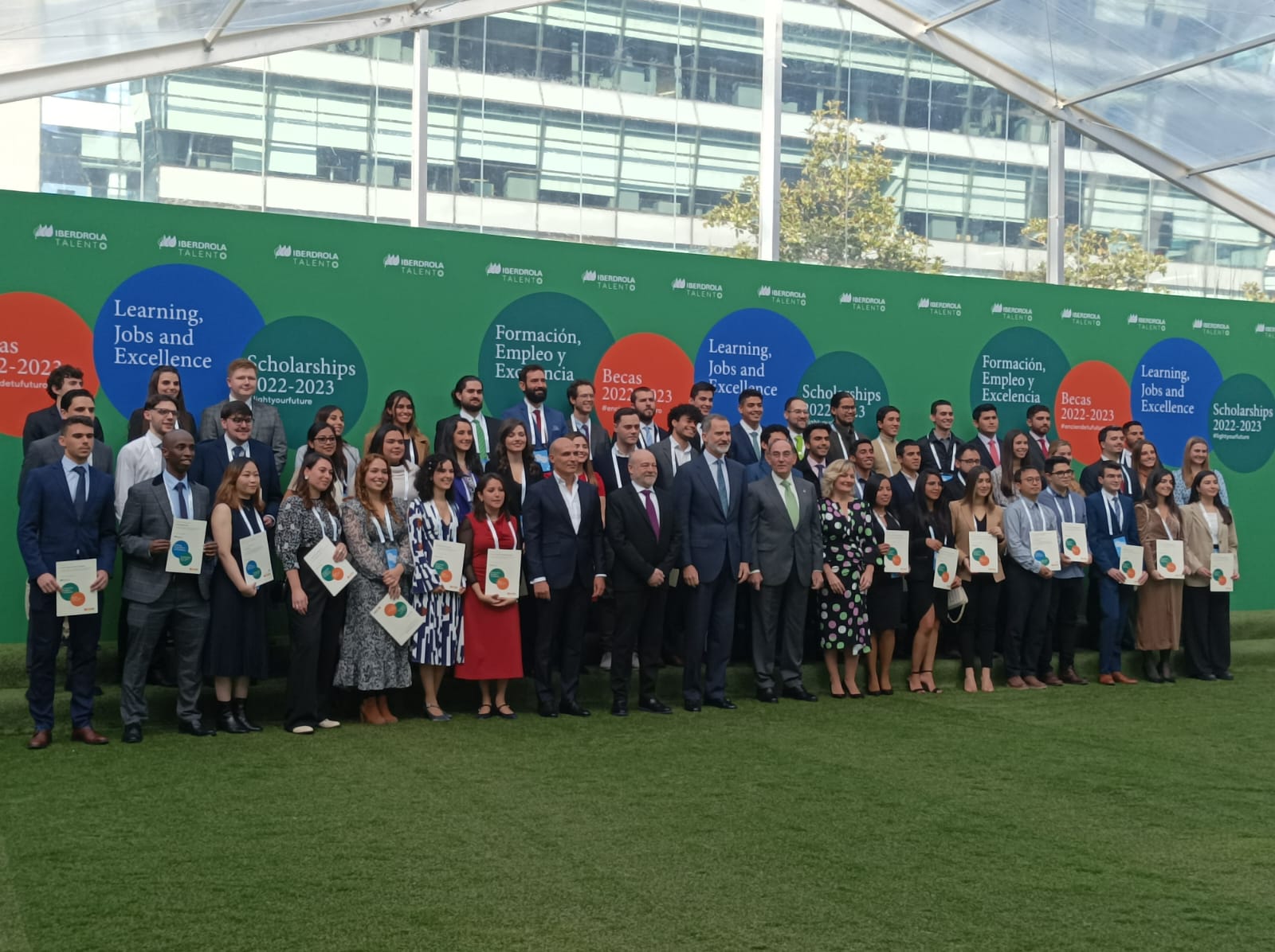 Entrega de las becas Iberdrola. 