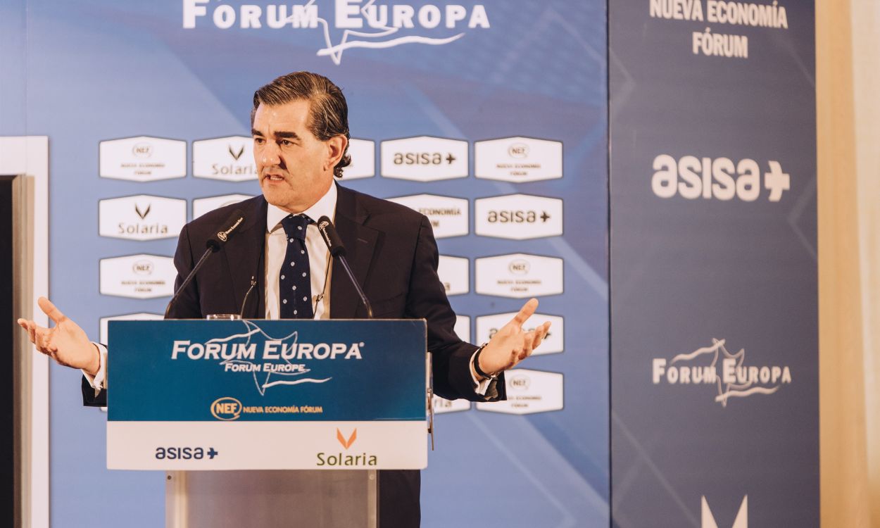 Juan Abarca, presidente de la Fundación IDIS, en Fórum Europa. EP.