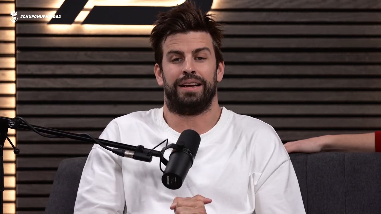 Gerard Piqué, durante el directo de la Kings League. Twitch / @KingsLeague