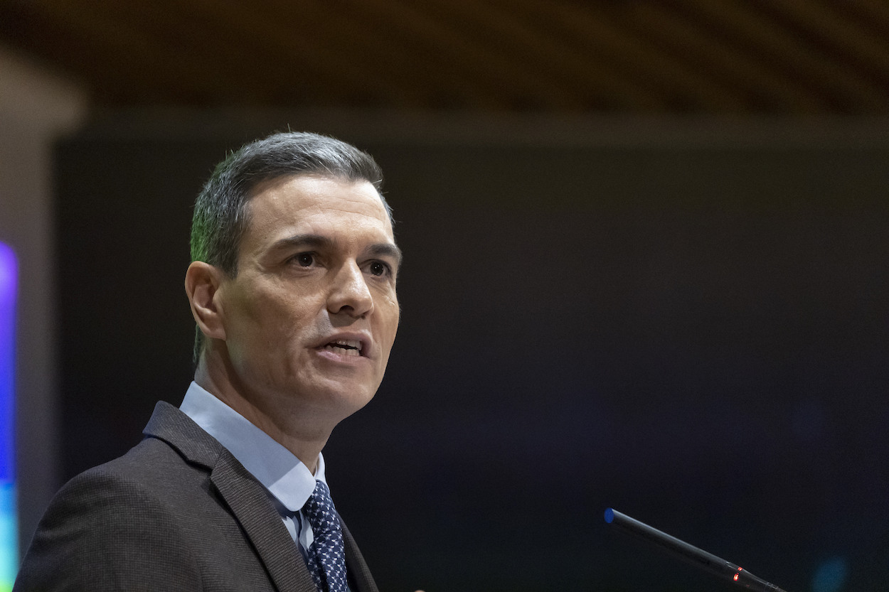 Pedro Sánchez, esta semana en las Jornadas Confederales de UGT. LAGENCIA LA PRESSE via ZUMA PRESS/DPA