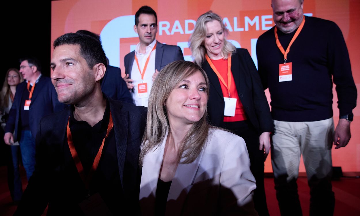 La nueva presidenta nacional de Ciudadanos, Paricia Guasp, en la celebración de la VI Asamblea General de Ciudadanos (Cs).