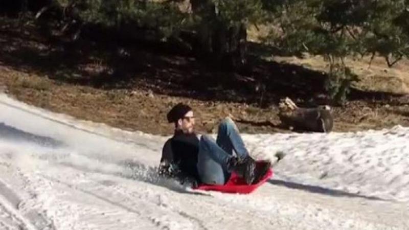 Piqué en la nieve. Instagram