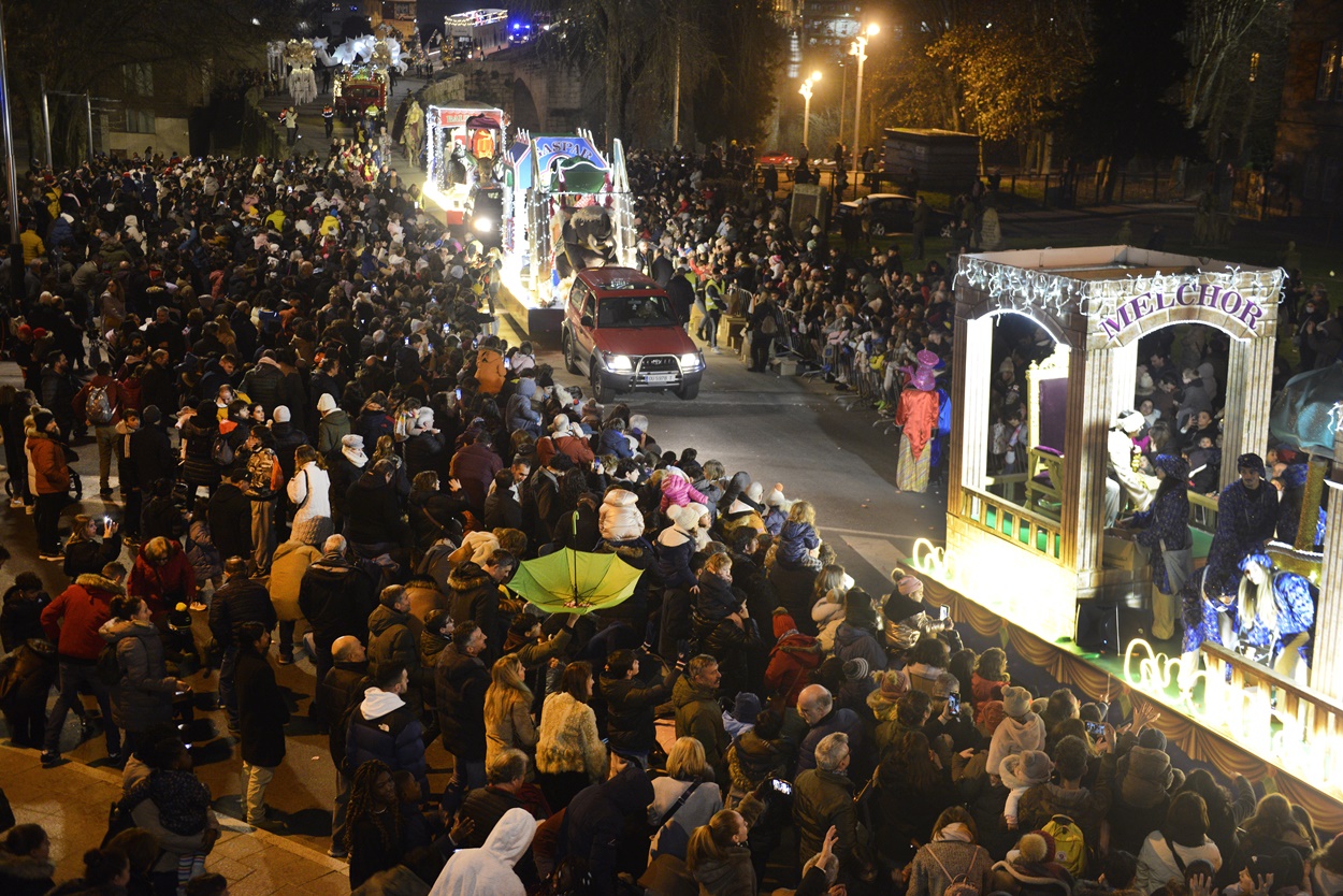 Imagen de la Cabalgata de Reyes que recorrió el pasado día 5 las calles de Ourense (Foto: Europa Press).