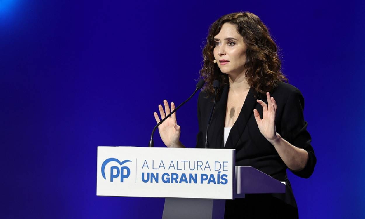 La presidenta de la Comunidad de Madrid, Isabel Díaz Ayuso. EP