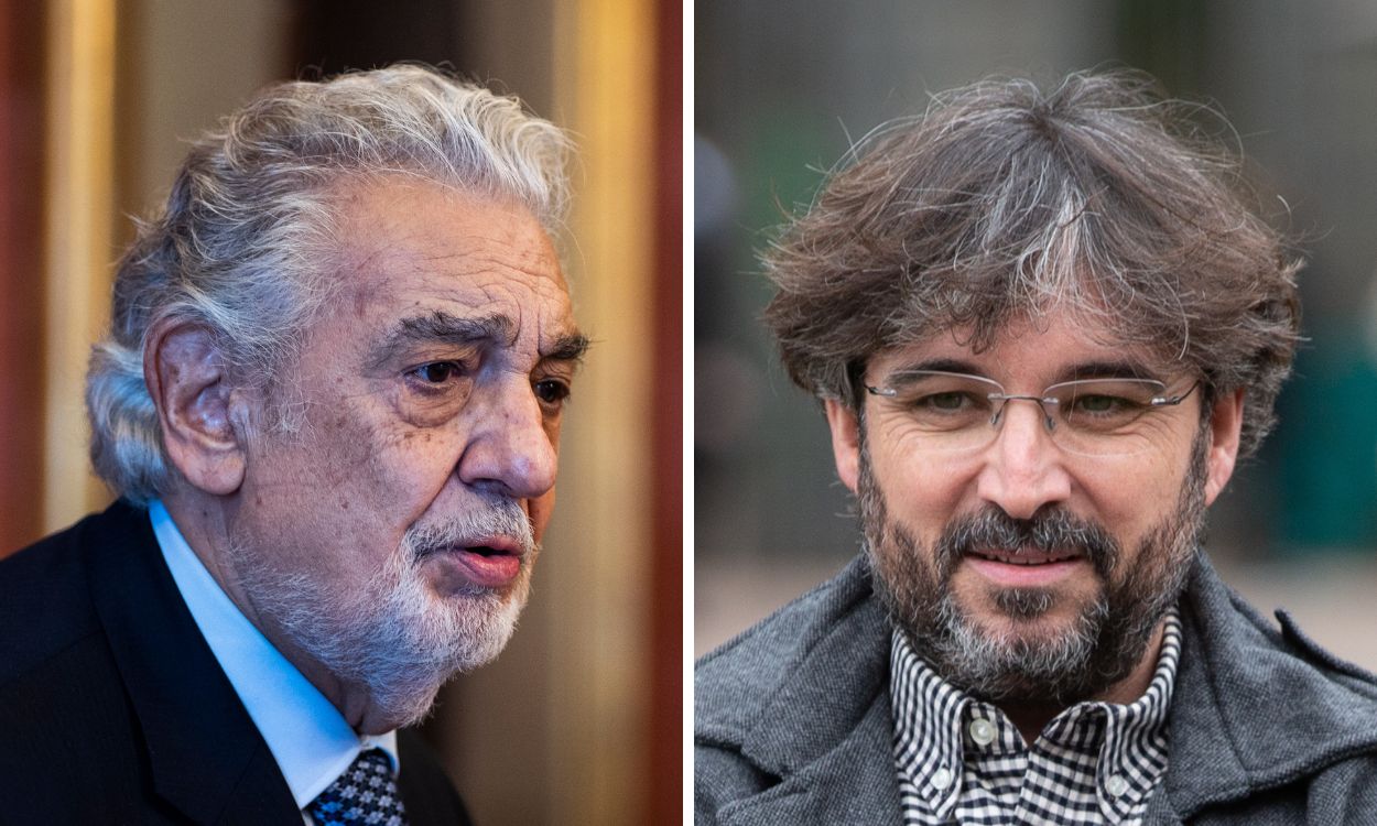 Plácido Domingo y Jordi Évole