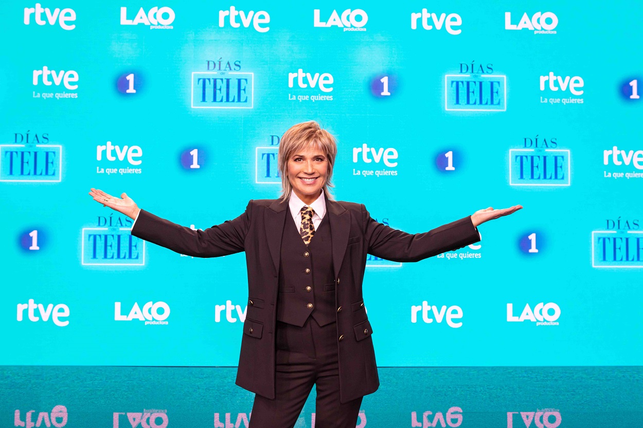 Julia Otero presenta 'Días de tele' en TVE.
